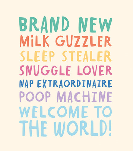 Brand New Milk Guzzler Card
