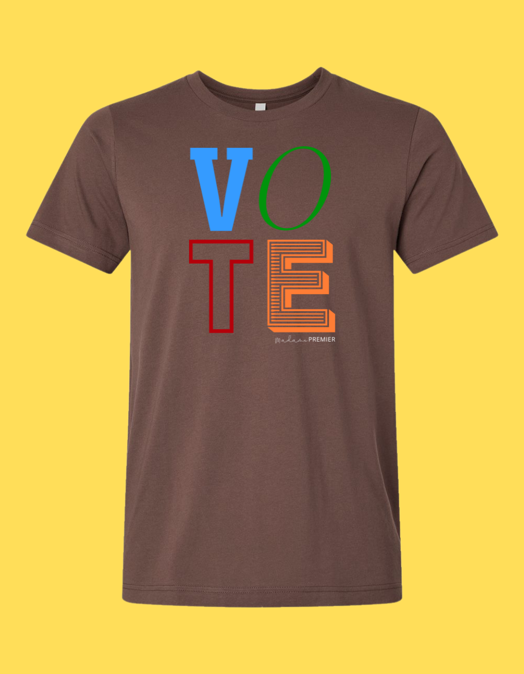 Pre-Order Madame Premier Multi-Partisan Vote Adult Brown T-Shirt