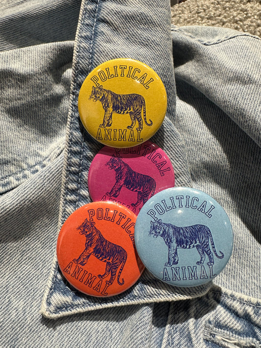 Madame Premier Political Animal Button