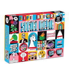 Galison Life Before Social Media 1000 Piece Puzzle