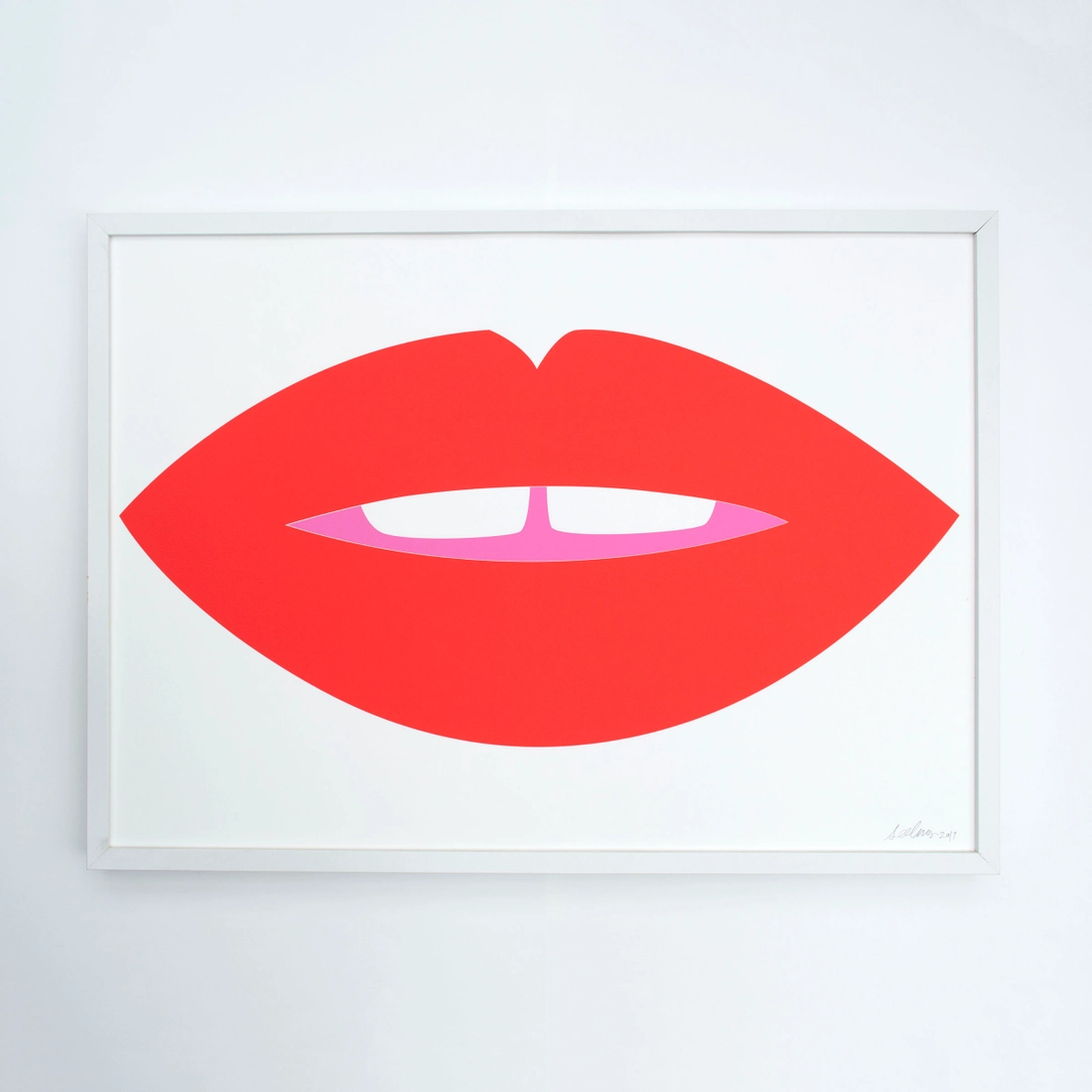 Red Lips Art Print