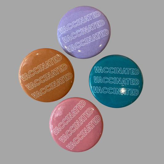 Madame Premier Vaccinated Button