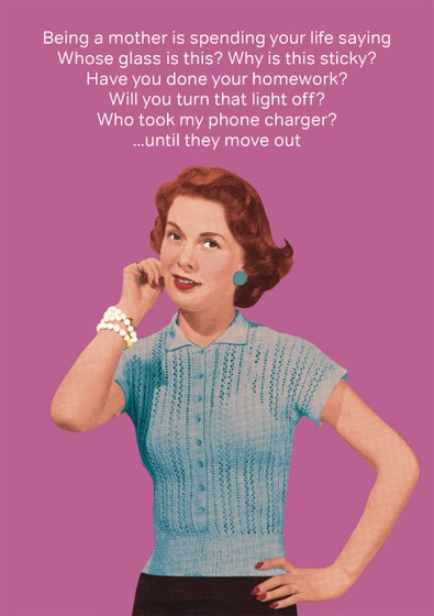 Being A Mom Card