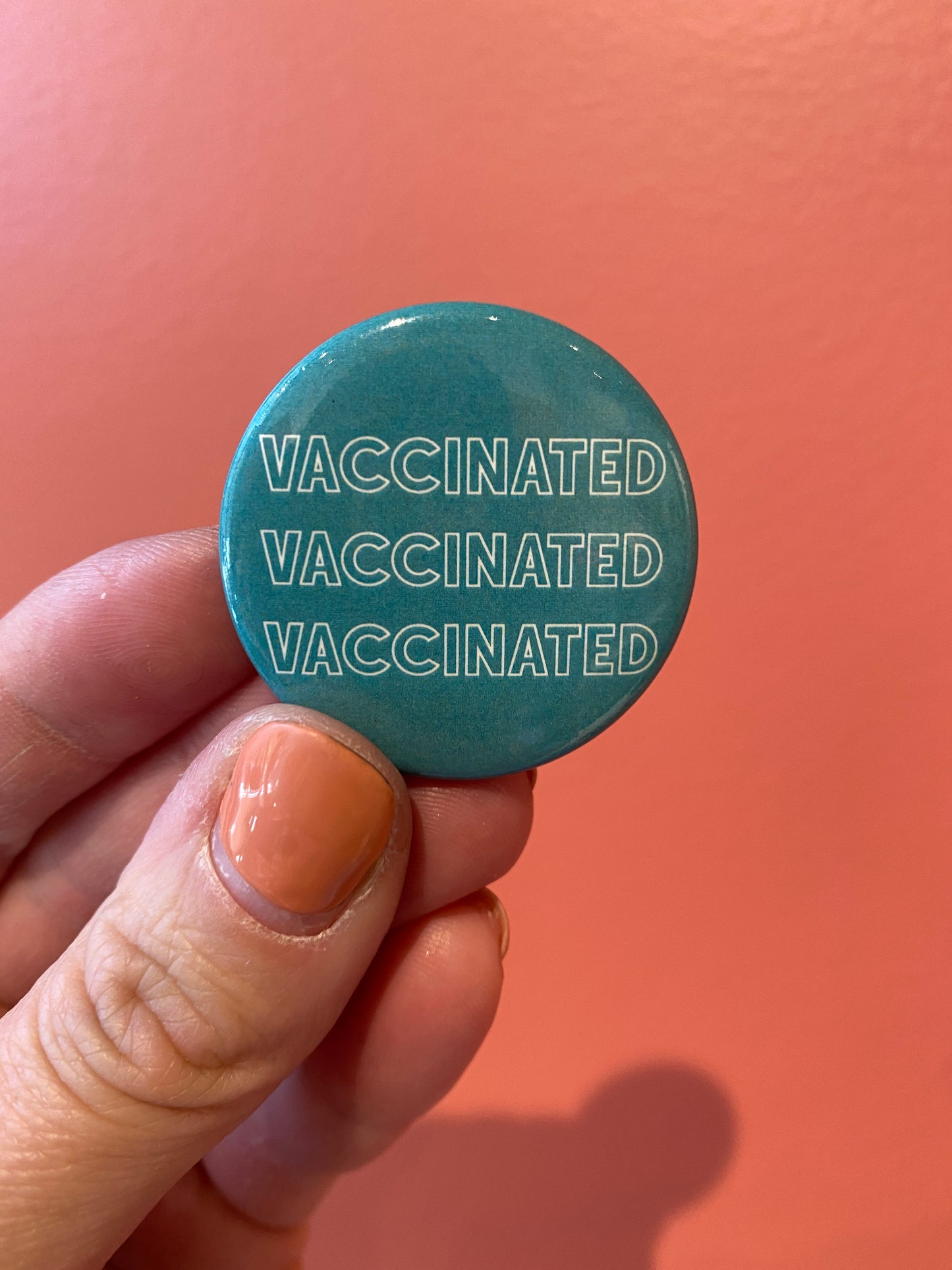 Madame Premier Vaccinated Button