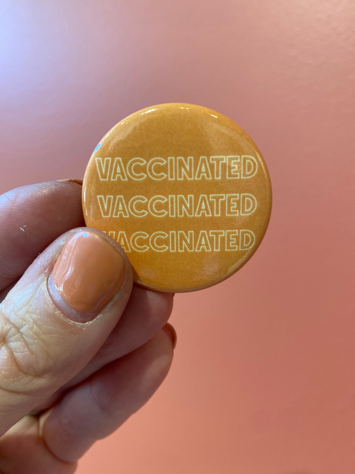 Madame Premier Vaccinated Button