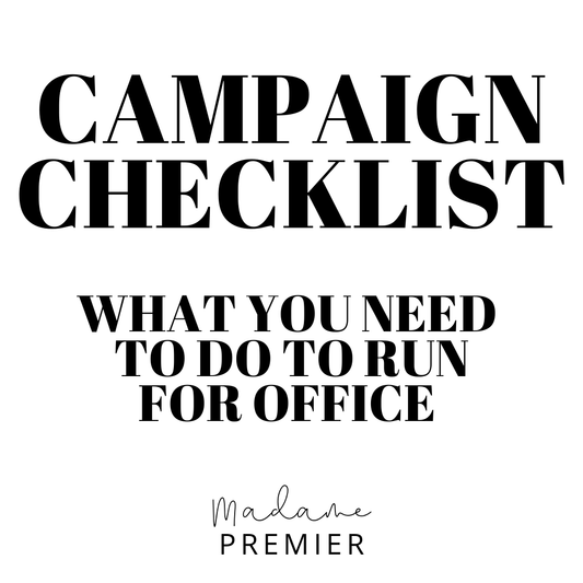 Basic Campaign Checklist