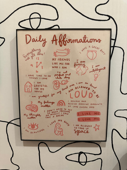 Daily Affirmations Print