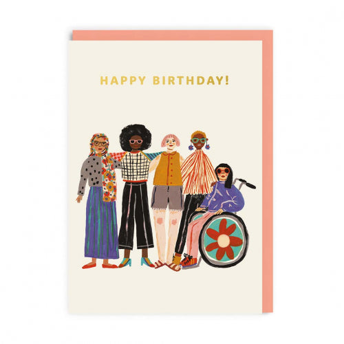 Happy Birthday Girls Card