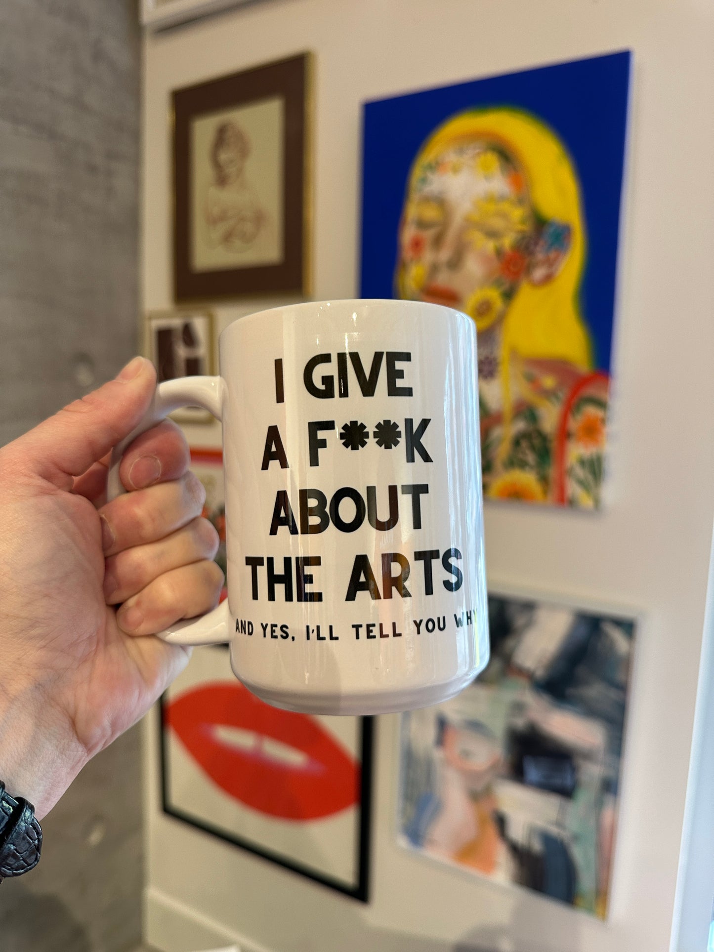 Madame Premier I Give A F**k About The Arts Mug