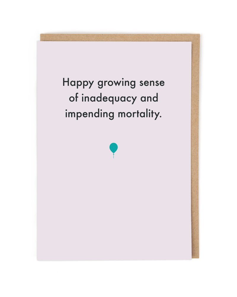 Impending Mortality Birthday Card