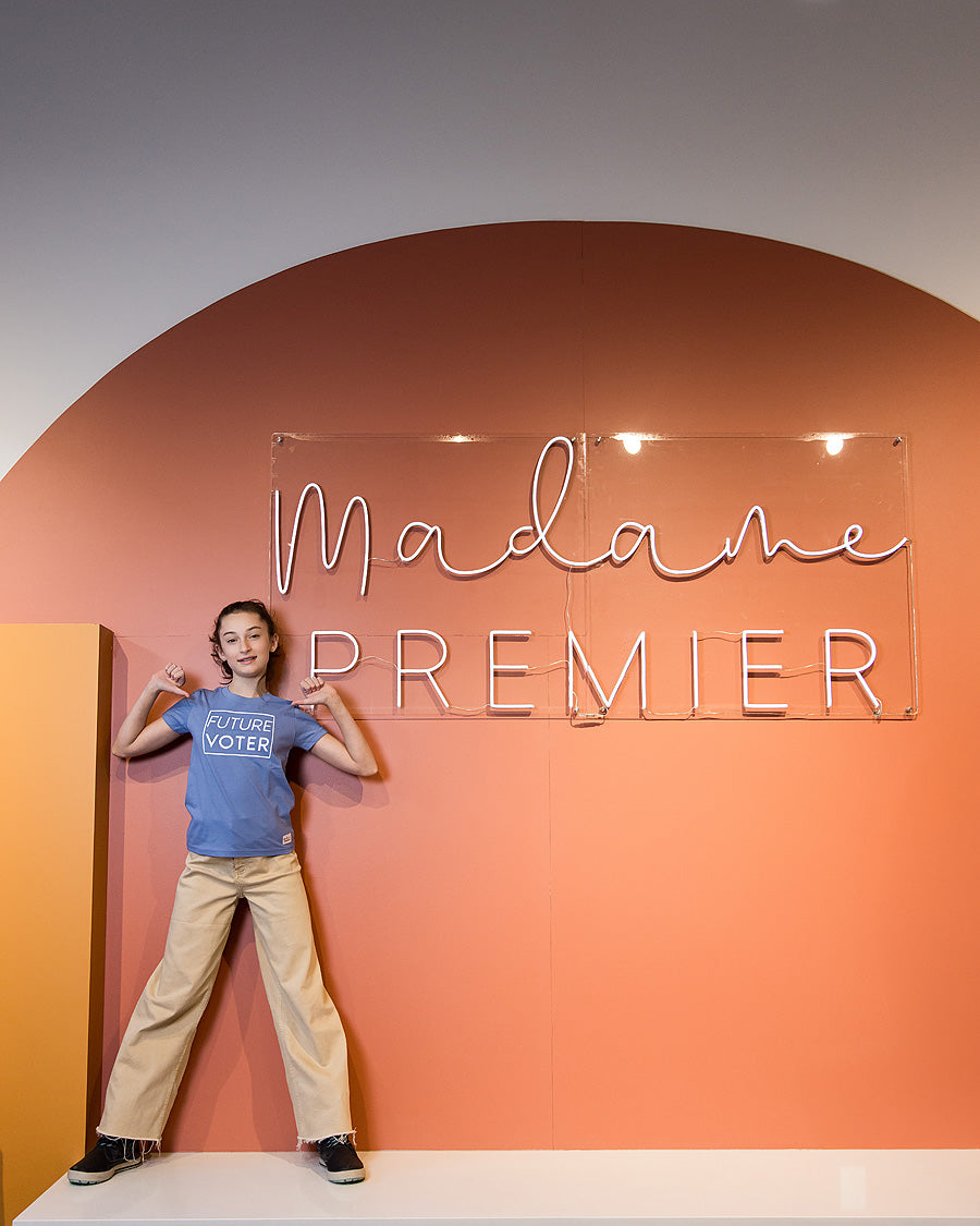 Madame Premier Future Voter Blue Youth T-Shirt