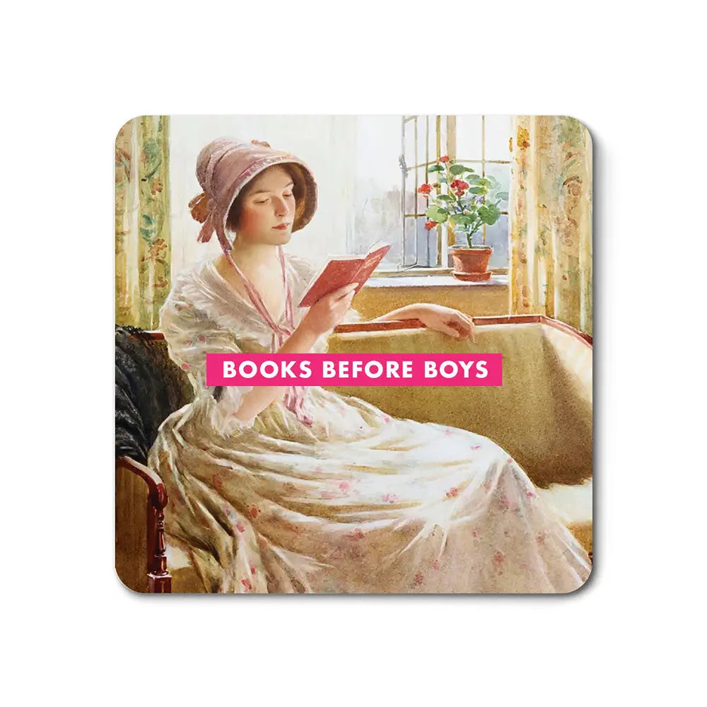 Books Before Boys Magnet