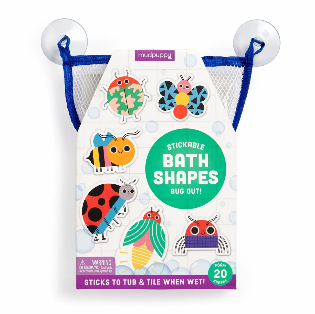 Bug Out! Sticklable Foam Bath Shapes