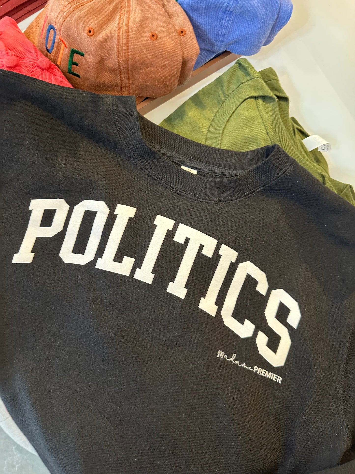 Madame Premier Politics Black Adult Sweater