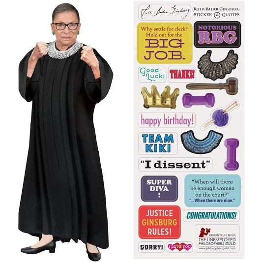 Ruth Bader Ginsburg Sticker Card