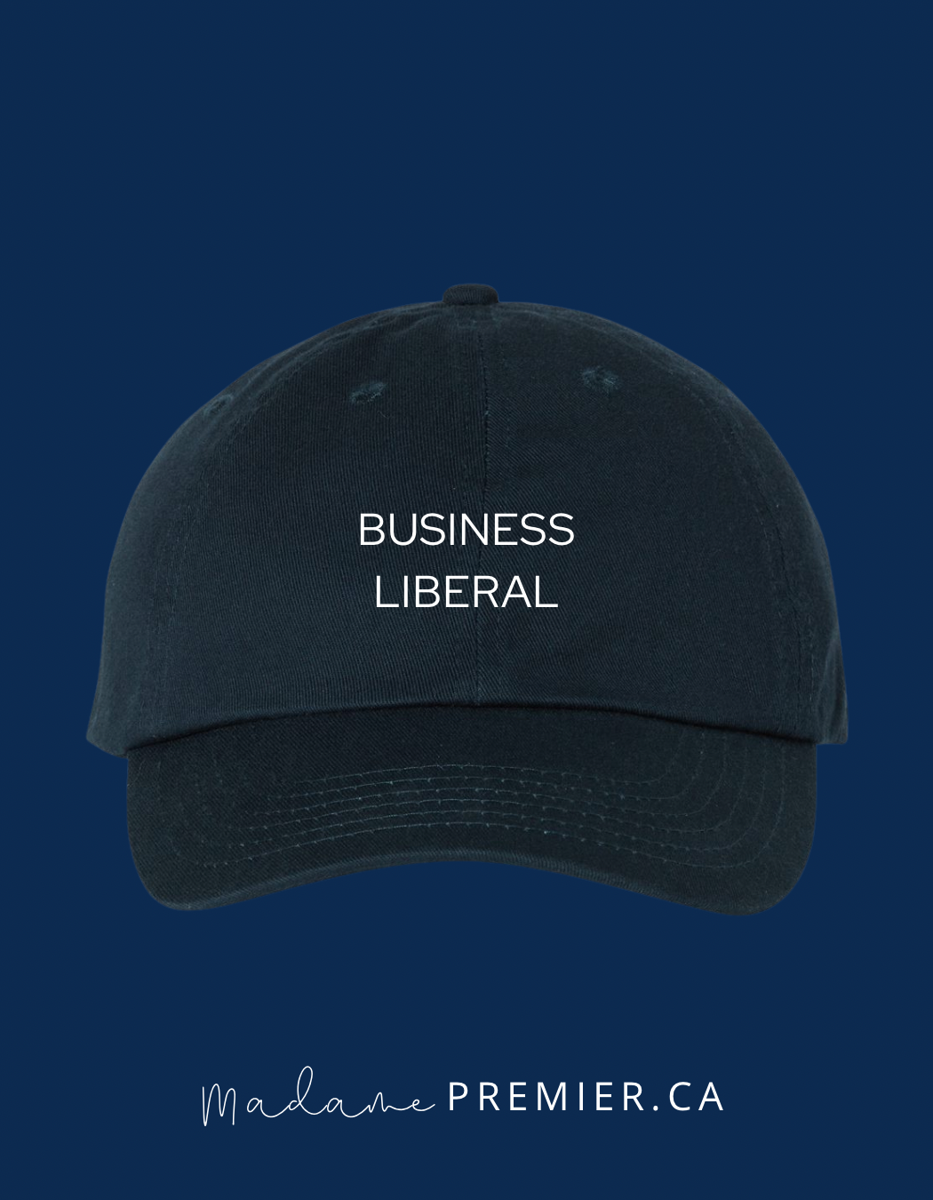 Madame Premier Business Liberal Adult Baseball Hat