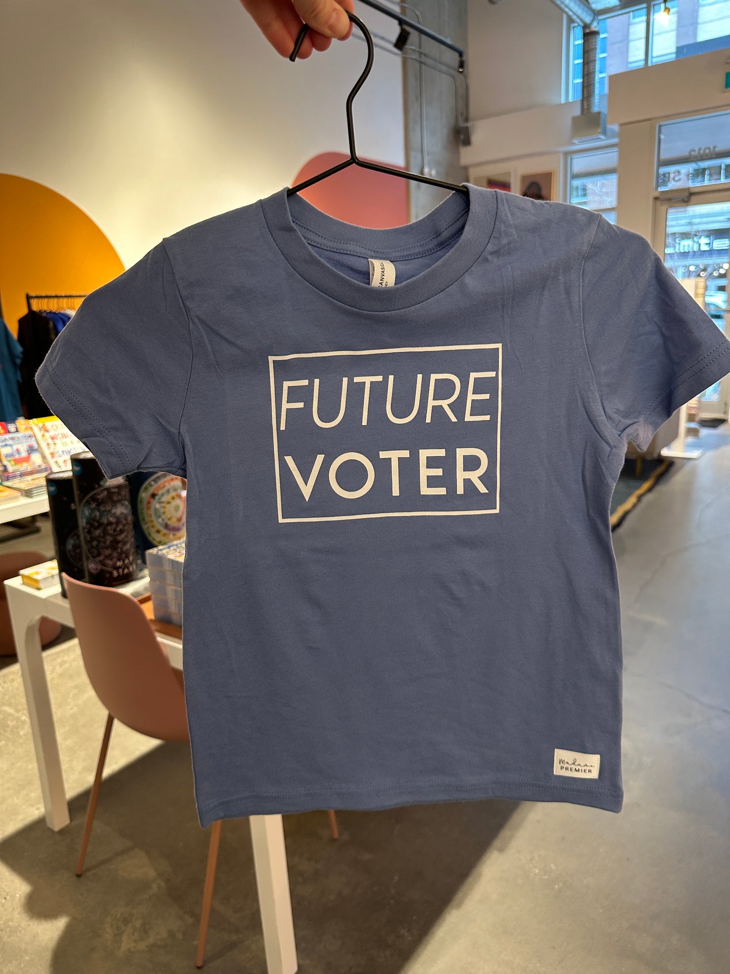 Madame Premier Future Voter Blue Youth T-Shirt