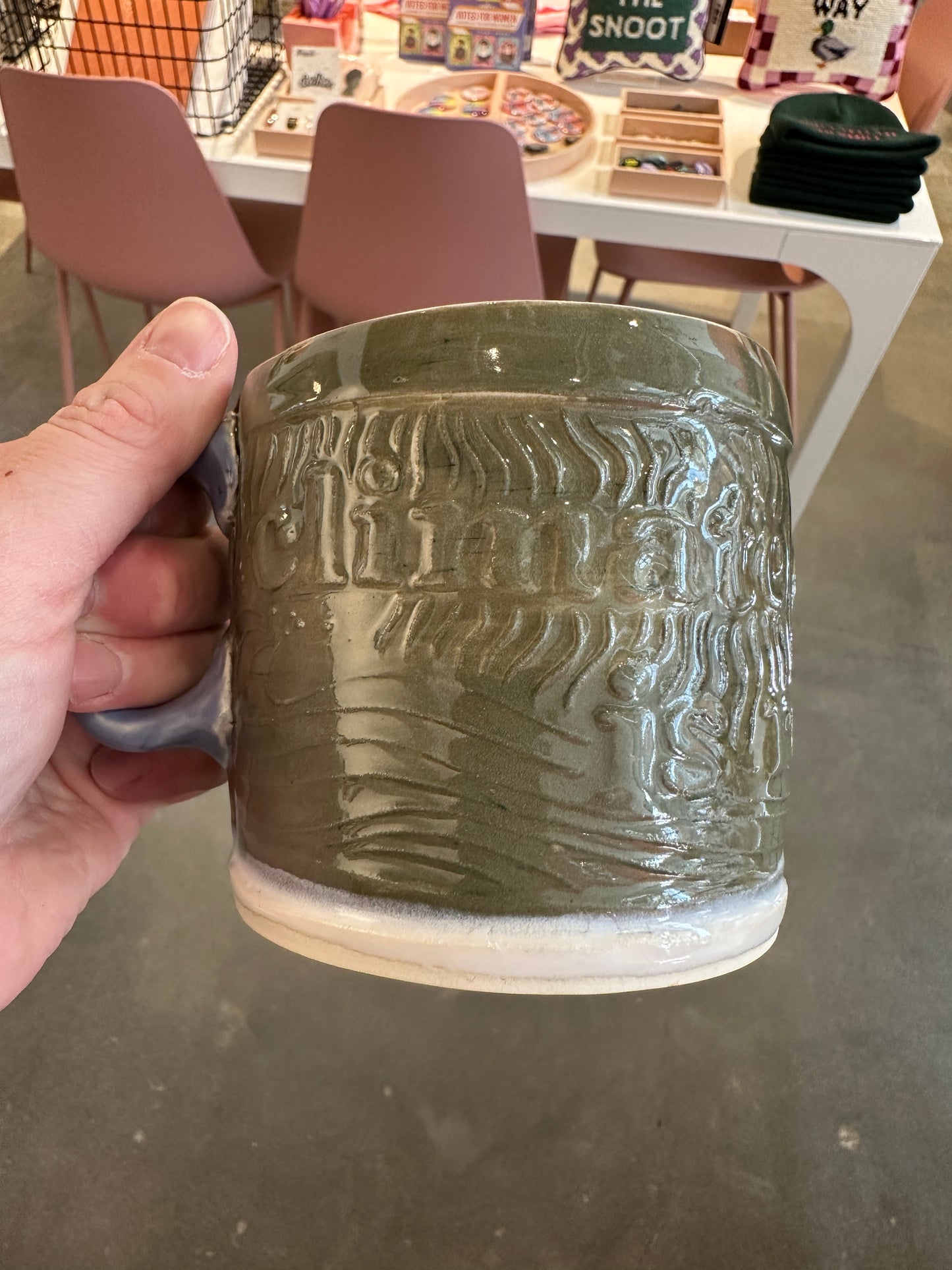 Stacey McRae Handmade Climate Change Is Real Mug #2