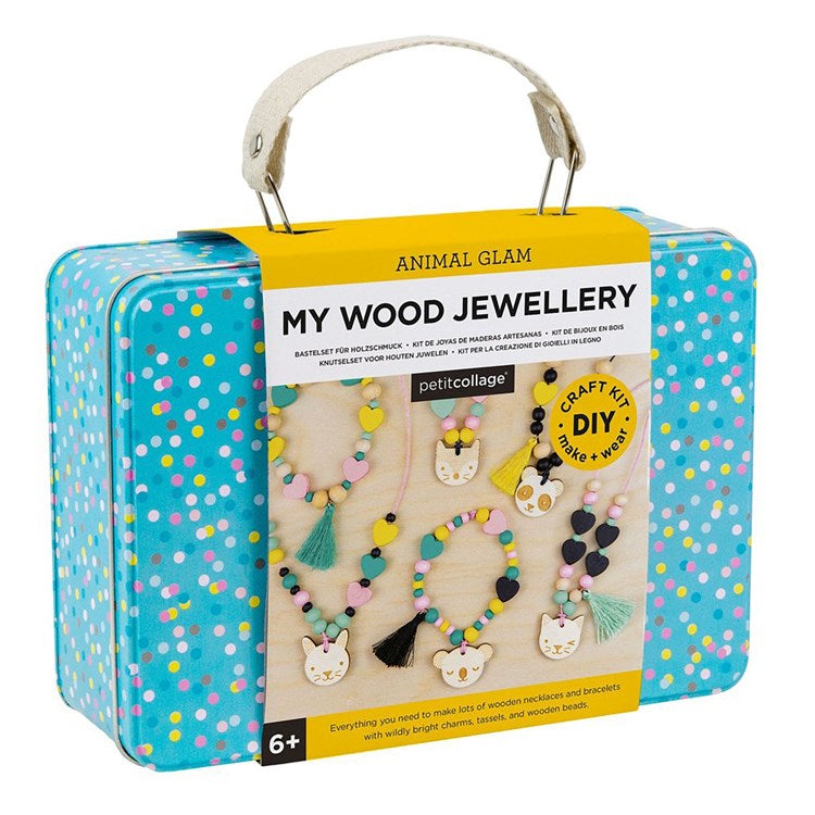 Animal Glam Wood Jewellery Making Kit