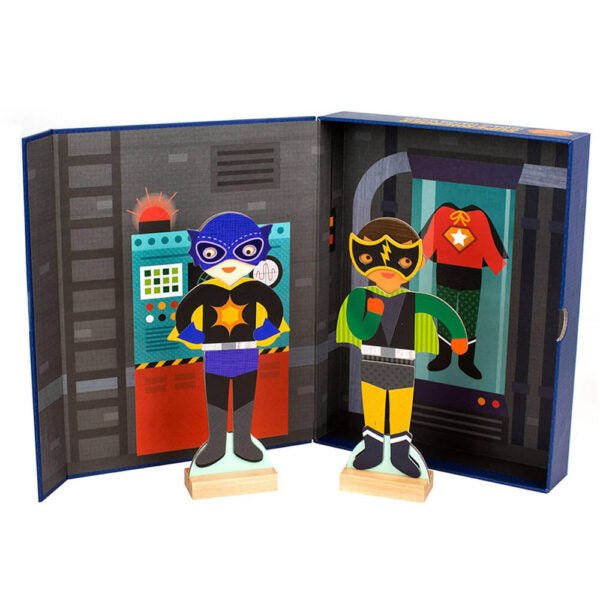 Superheros Magnetic Dress-Up Play Set