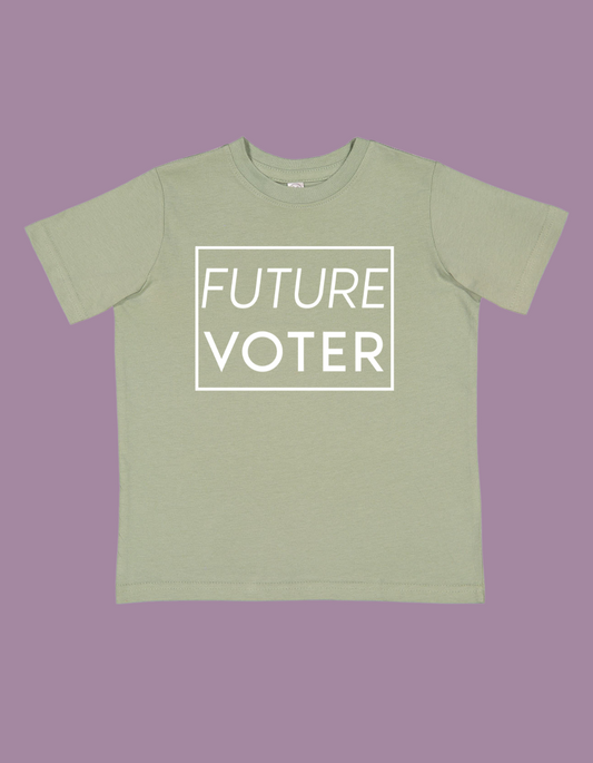 Madame Premier Future Voter Toddler Sage T-Shirt