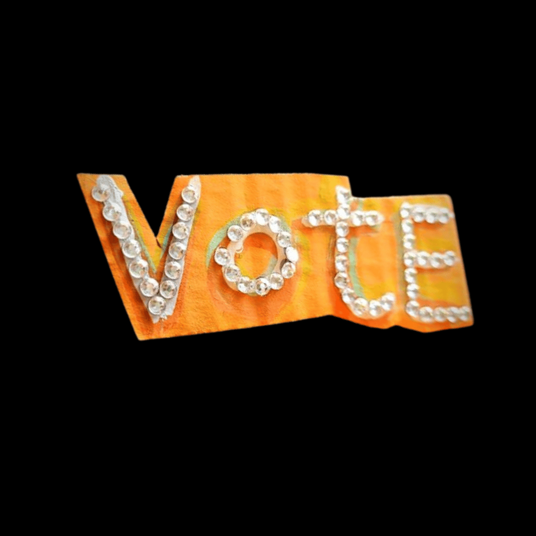 Sky Weir Handmade & Upcycled Vote Pin