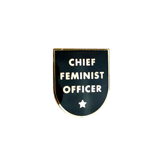 Chief Feminist Officer Pin
