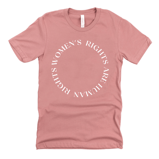 Madame Premier Women's Rights Are Human Rights Mauve Adult T-Shirt